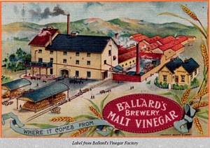 Ballard Vinegar Label